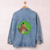 Red Fox Malerei - Original Wildlife Art Jeansjacke (Hangar)