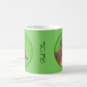 Red Fox Malerei - Original Wildlife Art Kaffeetasse (Mittel)