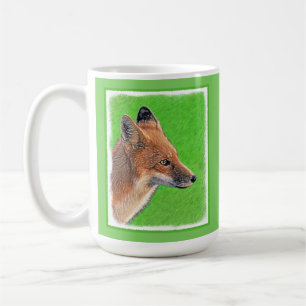 Red Fox Malerei - Original Wildlife Art Kaffeetasse
