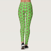 Red Fox Malerei - Original Wildlife Art Leggings (Rückseite)