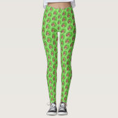 Red Fox Malerei - Original Wildlife Art Leggings (Vorderseite)