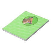 Red Fox Malerei - Original Wildlife Art Notizblock (Rotiert)