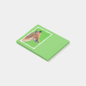 Red Fox Malerei - Original Wildlife Art Post-it Klebezettel (angewinkelt)