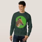 Red Fox Malerei - Original Wildlife Art Sweatshirt (Vorne ganz)