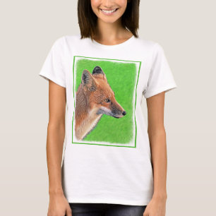 Red Fox Malerei - Original Wildlife Art T-Shirt