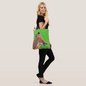 Red Fox Malerei - Original Wildlife Art Tasche (Am Model)
