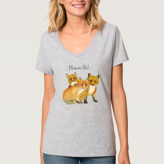 Red Fox Mama T - Shirt (Vorderseite)