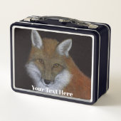 Red Fox Metal Lunch Box (Rückseite)