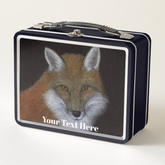 Red Fox Metal Lunch Box (Vorderseite)