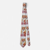 Red Fox Niedliche Wasserfarben Füchse Kunst Socken Krawatte (Vorderseite)