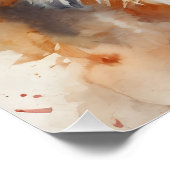 Red Fox no 1 Glossy Poster (Ecke)