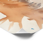 Red Fox no 2 Glossy Poster (Ecke)