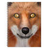 Red Fox Notizblock (Vorderseite)