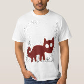 Red Fox oder Nazca Lines Fox oder Cat T-Shirt (Vorderseite)
