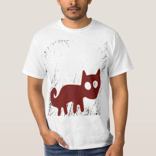 Red Fox oder Nazca Lines Fox oder Cat T-Shirt (Vorderseite)