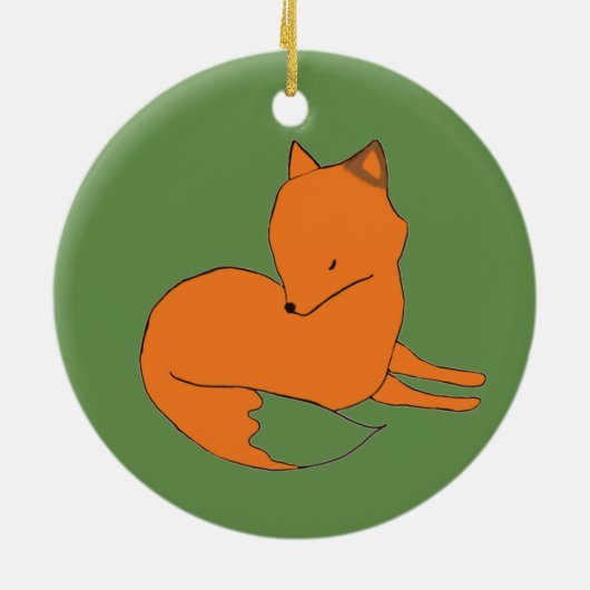Red Fox Ornament Fox (Hinten)