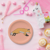 Red Fox Pappteller (Party)