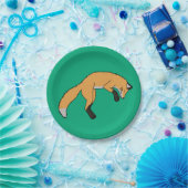 Red Fox Pappteller (Party)