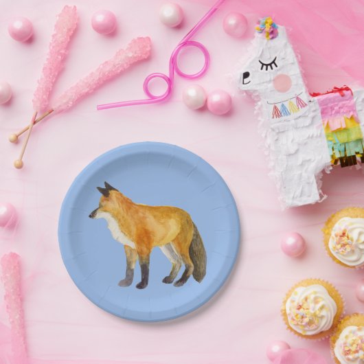 Red Fox Pappteller (Party)