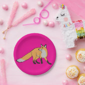 Red Fox Pappteller (Party)