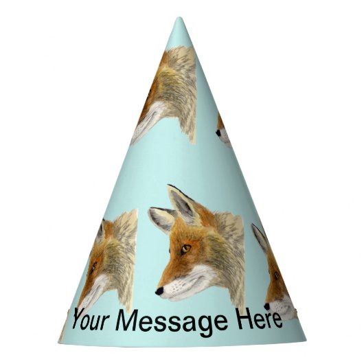 Red Fox Partyhütchen (Vorderseite)