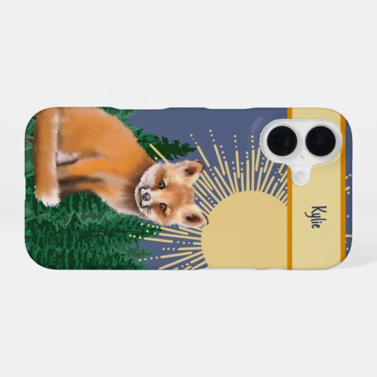 Red Fox Phone Case iPhone 16 Hülle (Rückseite (Horizontal))