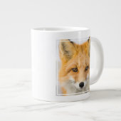 Red Fox Portrait Jumbo-Tasse (Vorderseite Rechts)