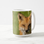 Red Fox Portrait Kaffeetasse (VorderseiteRechts)