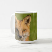Red Fox Portrait Kaffeetasse (Vorderseite Links)