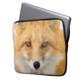 Red Fox Portrait Laptopschutzhülle (Vorderseite Links)