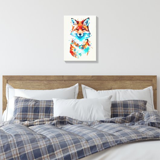 Red Fox Portrait Leinwanddruck (Insitu (Schlafzimmer))
