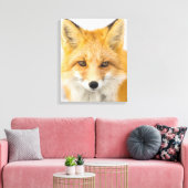 Red Fox Portrait Leinwanddruck (Insitu (Wohnzimmer))