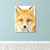 Red Fox Portrait Leinwanddruck (Insitu (Holzboden))