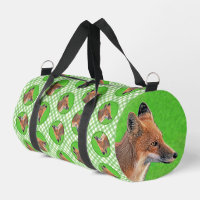 Red Fox Portrait Malerei Original Wildlife