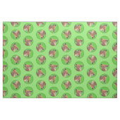 Red Fox Portrait Malerei Original Wildlife Stoff (Fat Quarter (45,7 x 55,9 cm))