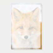 Red Fox Portrait Post-it Klebezettel (Vorderseite)
