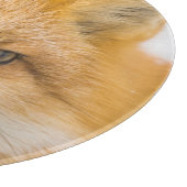 Red Fox Portrait Schneidebrett (Ecke)
