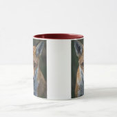 Red Fox Portrait Tasse (Zentrum)