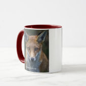 Red Fox Portrait Tasse (Vorderseite Links)