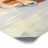 Red Fox 🦊 Poster (Ecke)