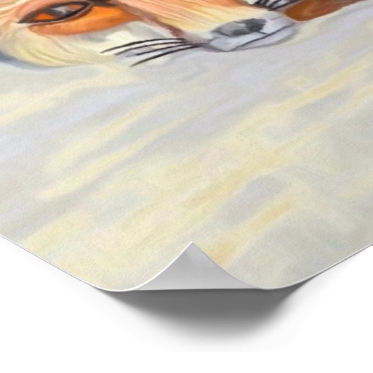 Red Fox 🦊 Poster (Ecke)