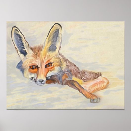 Red Fox 🦊 Poster (Vorne)