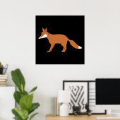 Red Fox. Poster (Heimbüro)