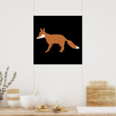 Red Fox. Poster (Küche)