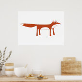 Red Fox Poster (Küche)