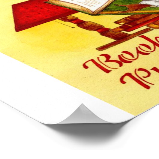 Red Fox Poster (Ecke)