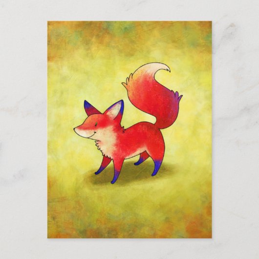 Red Fox Postkarte (Vorderseite)