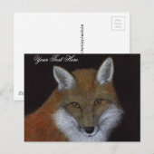 Red Fox Postkarte (Vorne/Hinten)