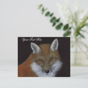 Red Fox Postkarte