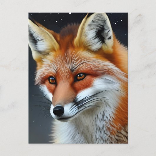 Red Fox Postkarte (Vorderseite)